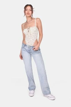 Adika Ok Bloomer High Leg Bodysuit New