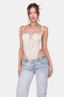 Adika Ok Bloomer High Leg Bodysuit New