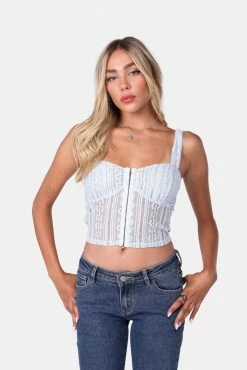 Adika Romance Lace Corset Top New