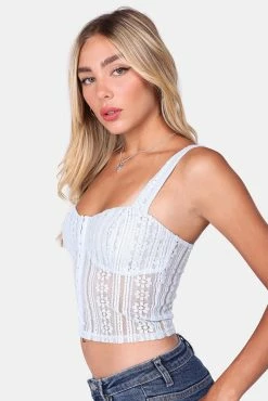 Adika Romance Lace Corset Top New