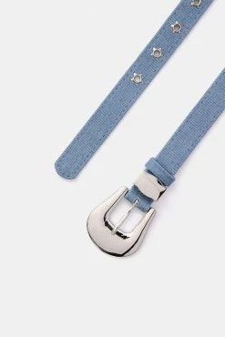 Adika Accessories Silverstone Studded Denim Belt