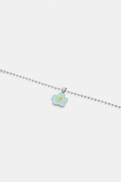 Adika Blossom Ball Chain Pendant Necklace New