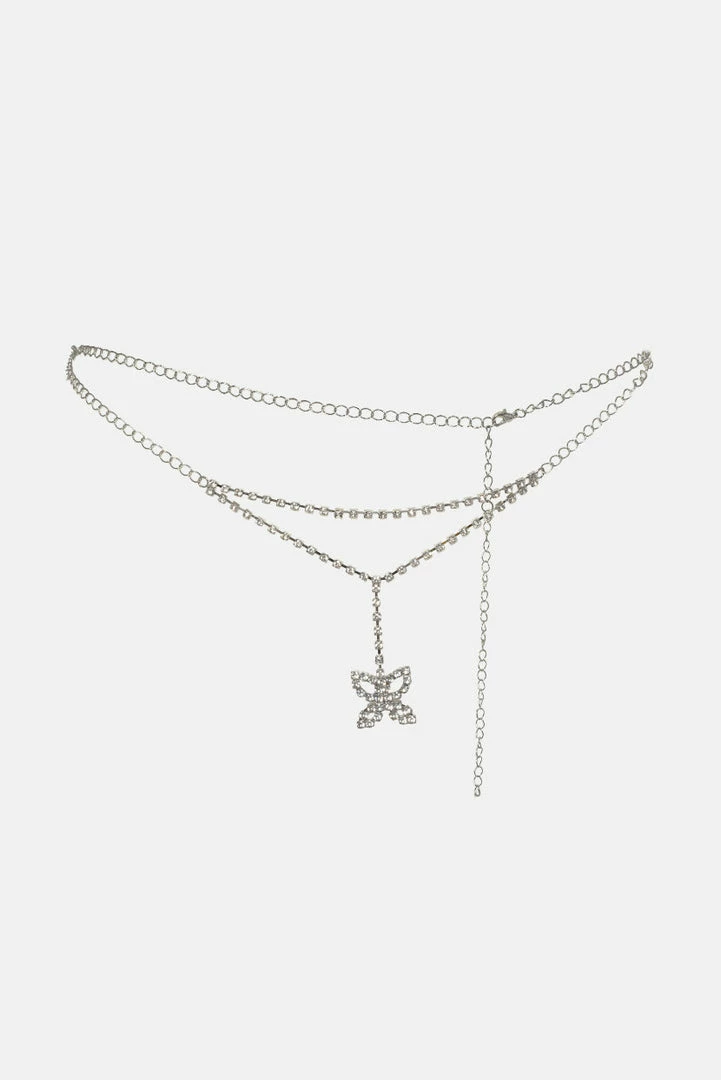 Budget ๐ Adika Spector Rhinestone Detail Belly Chain ๐ 1 Adika Spector Rhinestone Detail Belly Chain