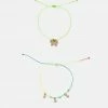 Adika Electric Charmed Cord Bracelet Set