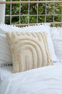 Adika Everset Tufted Square Pillow Cover