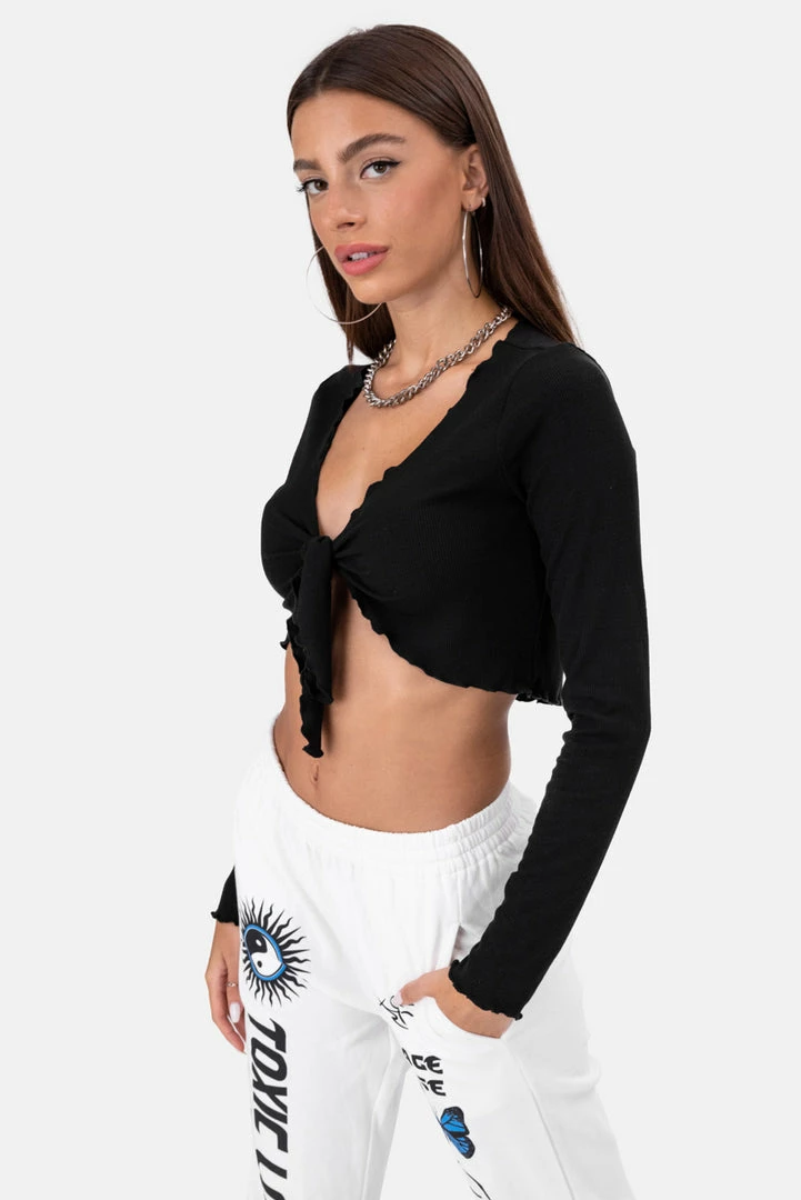 Cheap โจ Adika Amor Wrap Crop Top ๐งจ 2 Adika Amor Wrap Crop Top