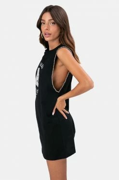 Adika OUTLET ALABAMA Metallic Studs Tee Dress