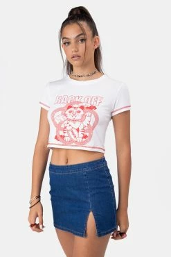 Adika BACK OFF Cropped Tee