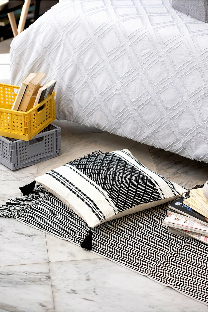 Cheap π Adika Lindo Fringed Square Pillow Cover π 3 Adika Lindo Fringed Square Pillow Cover