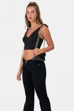 Best Pirce 😀 Adika Androse Tie-Strap Crop Top 🤩 7 Adika Androse Tie-Strap Crop Top