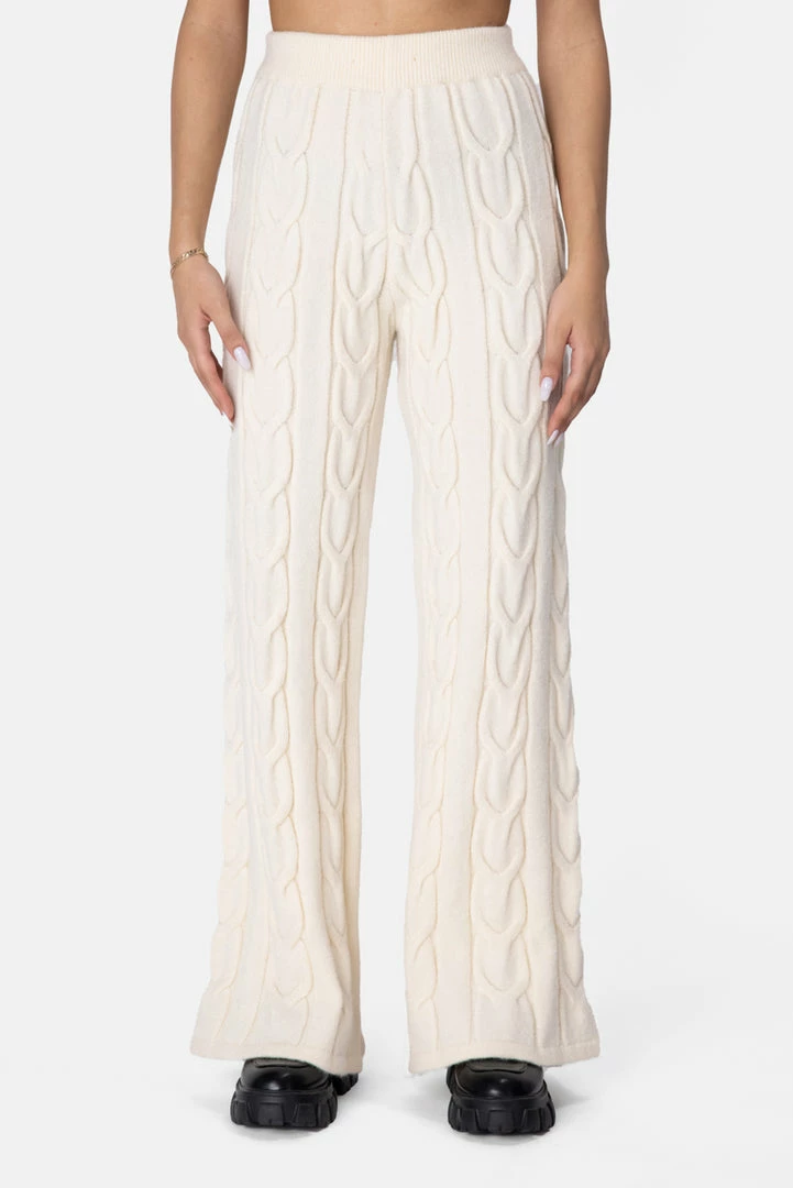 Best reviews of ๐งจ Adika Braids Cable Knit Flared Pants ๐ 3 Adika Braids Cable Knit Flared Pants