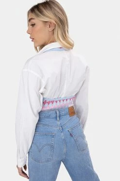 Adika OUTLET Buji Argyle Knit Halter Top