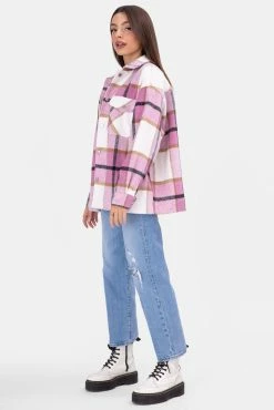 Adika Coats & Jackets Forest Oversize Plaid Jacket