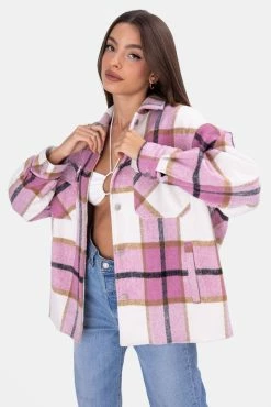 Adika Coats & Jackets Forest Oversize Plaid Jacket