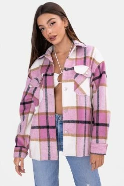 Adika Coats & Jackets Forest Oversize Plaid Jacket