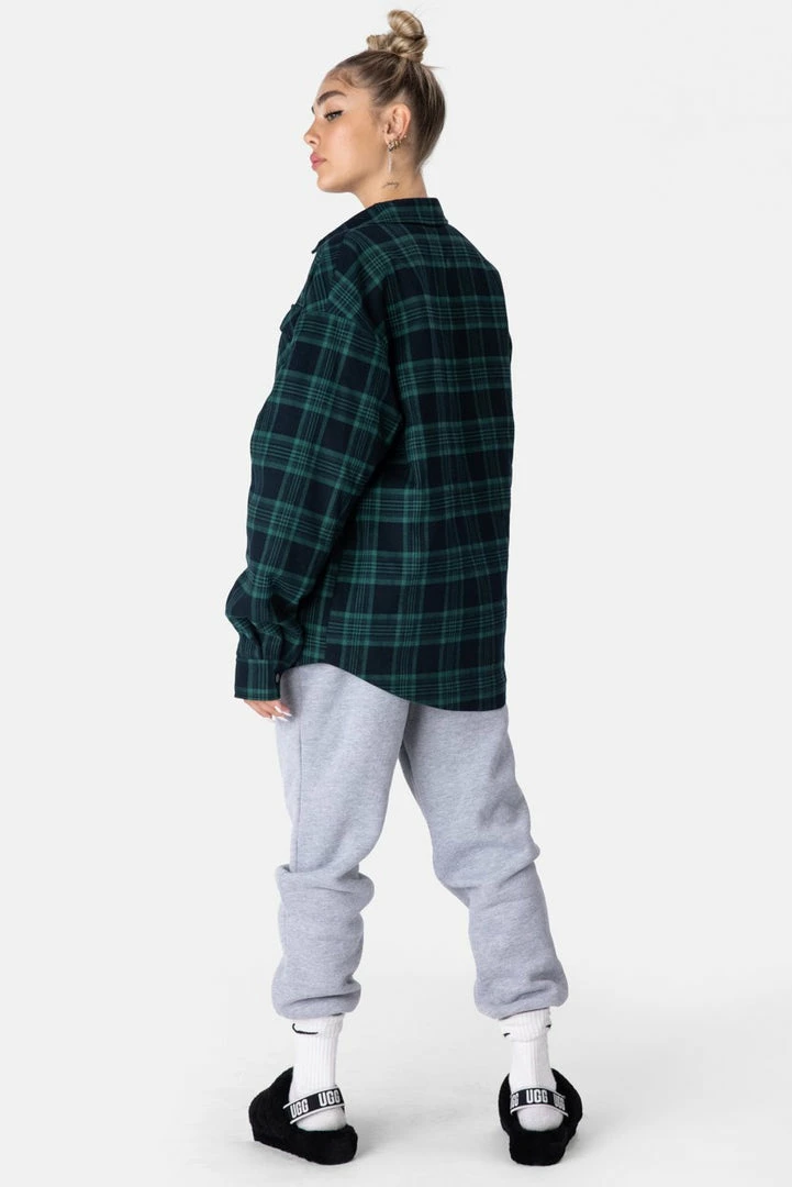 Hot Sale 😍 Adika Cobain Oversized Plaid Jacket 👏 4 Adika Cobain Oversized Plaid Jacket