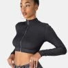 Adika OUTLET Wiz Front Zip Crop Top