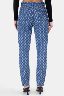 Adika Ripley Textured Pattern Jeans | STRAIGHT OUTLET