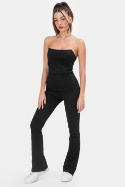 Adika Nixon Flared Bustier Jumpsuit