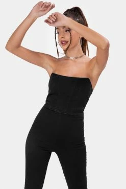 Adika Nixon Flared Bustier Jumpsuit