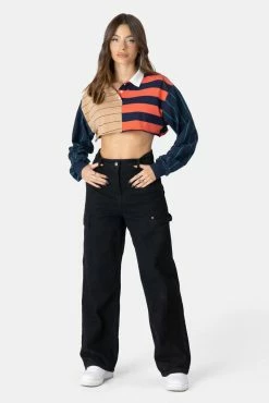 Adika OUTLET MIx Cropped Polo Shirt