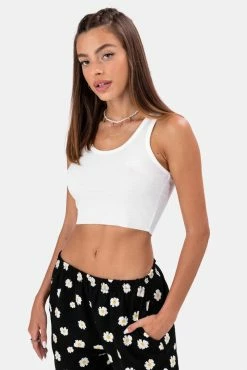 Adika Live Ribbed Cropped Tank Top