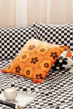 Adika Groovy Square Velvet Pillow Cover