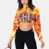 Adika RIDE Front Zip Cropped Sweatshirt OUTLET