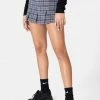 Adika Buffalo Plaid Skort
