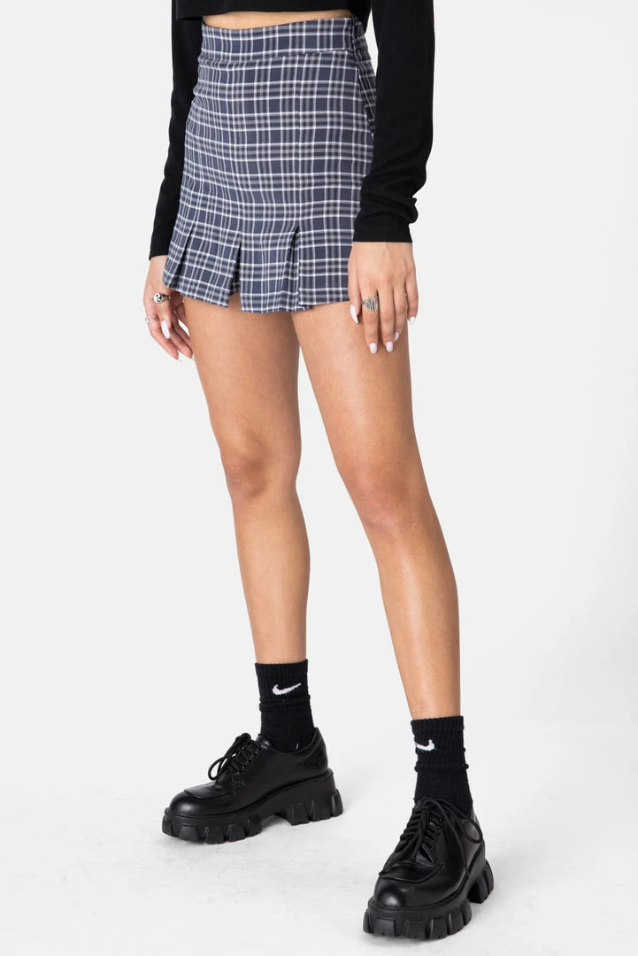 Cheapest ❤️ Adika Buffalo Plaid Skort 🧨 1 Adika Buffalo Plaid Skort
