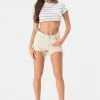 Adika Clothing Tommy Ripped Hem Denim Shorts
