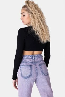 Buy ๐ Adika Bitty Ribbed Crop Top ๐ 9 Adika Bitty Ribbed Crop Top