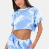 Adika Tie Dye Jersey Crop Top OUTLET