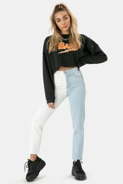 Adika Stevens Color Block Jeans | MOM Clothing