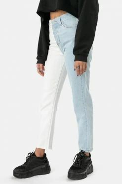 Adika Stevens Color Block Jeans | MOM Clothing