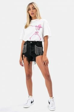 Top 10 🥰 Adika Clothing Halo Rhinestone Denim Shorts 🔥 7 Adika Clothing Halo Rhinestone Denim Shorts