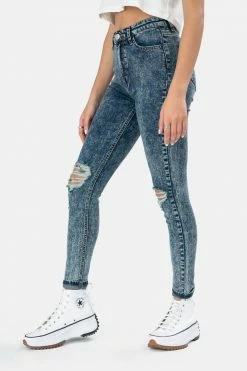 Adika OUTLET Morton Acid Wash Jeans | SKINNY