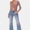 Adika Parston Cropped Ripped Jeans | FLARE