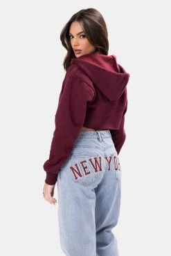 Adika Macbeth Corset-Hem Zip Hoodie OUTLET