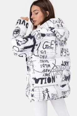 Adika Down-Town Graffiti Puffer Jacket