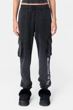 Adika HELL Washed Cargo Sweatpants