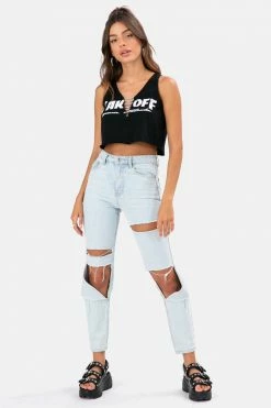 Budget 👏 Adika TAKE Crop Top Chain Detail 😉 7 Adika TAKE Crop Top Chain Detail