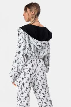 Adika ADK Cropped Zipped Hoodie