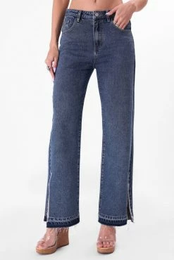 Adika New Flash Split-Hem Jeans | FLARE