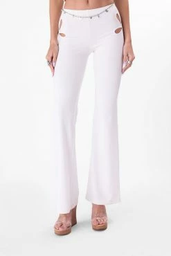 Best Pirce ❤️ Adika Reynolds Cut-Out Flared Pants New 👏 7 Adika Reynolds Cut-Out Flared Pants New