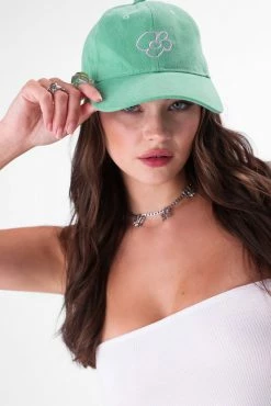 Adika Florie Embroidery Baseball Cap New