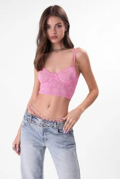 Adika New Palm Lace Corset Top