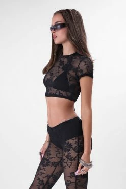 Adika New Ramblin Lace Crop Top