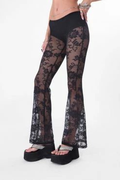 Adika Ramblin Flared Lace Pants New