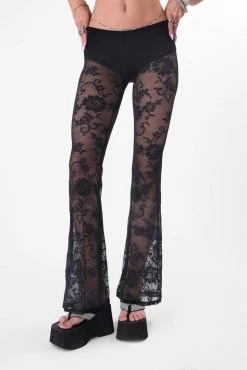 Adika Ramblin Flared Lace Pants New